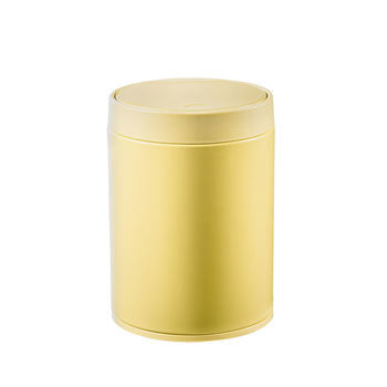 acheter OEM Bureau poubelle tactile poubelle poubelle 3L bureau mini en acier inoxydable fabrication en ligne