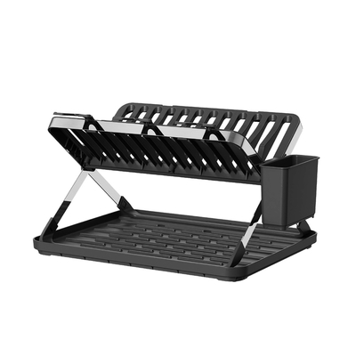 acheter Plateau à vaisselle de cuisine pliable Porte-outils métalliques durables pour le stockage et le séchage fabrication en ligne