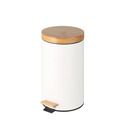 acheter Base 3L 5L 12L 20L 30L en acier inoxydable poubelle ronde à pédales avec seau intérieur doux et fermé fabrication en ligne