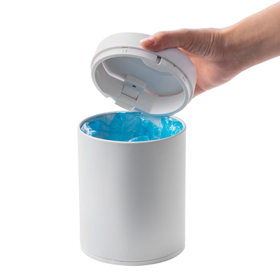 acheter 3L bureau en acier inoxydable Mini poubelle avec presse ouverte Sélection de l'espace de la salle de soutien fabrication en ligne