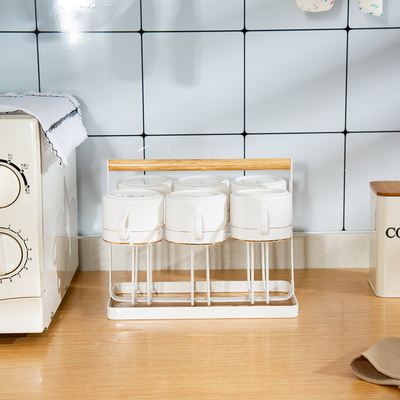 acheter Porte-gobelets pour le séchage de tasses de cuisine avec 6 crochets fabrication en ligne