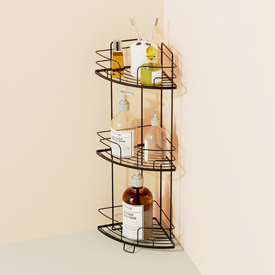 acheter Étagère de coin de douche de 3 niveaux montée sur le mur pour le stockage et l'organisation de la salle de bain fabrication en ligne