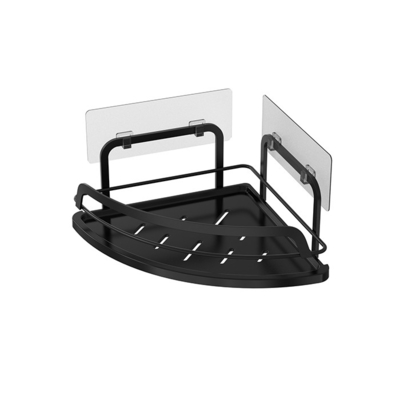 acheter Caddy de douche en acier inoxydable monté sur le mur, support en fil de fer non pliable avec coupe à aspiration fabrication en ligne