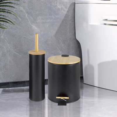acheter Ronde poubelle en acier inoxydable à pédale avec seau intérieur doux et fermé 3L 5L 12L 20L 30L fabrication en ligne