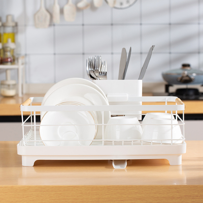 acheter Plateau de cuisine métallique pour le séchage de la vaisselle avec plateau détachable en plastique fabrication en ligne