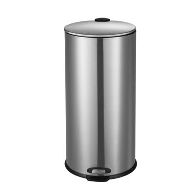 acheter 30L ménage doux fermé armoire ronde pédale poubelle avec couvercle mince pour les poubelles de salle de bains poubelle fabrication en ligne
