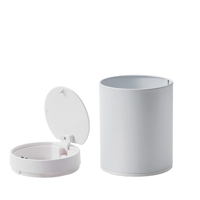 acheter Type de pressage 1.5L Réservoir à ordures de bureau Mini poubelle en acier inoxydable pour bureau et bureau Sélection de l'espace de la salle de soutien fabrication en ligne
