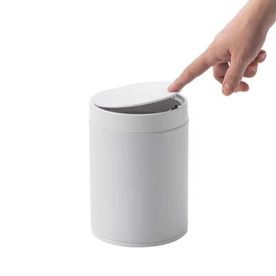 acheter Appuyez sur ouvrir 1,5L bureau en acier inoxydable mini poubelle pour le bureau et la maison de déchets fabrication en ligne