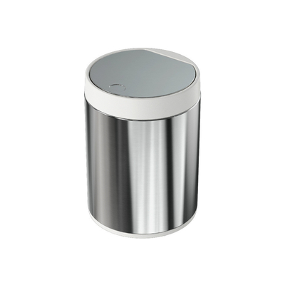 acheter Sélection de l'espace de la salle d'appui 1.5L OEM en acier inoxydable Bureau Mini poubelle avec presse ouverte fabrication en ligne
