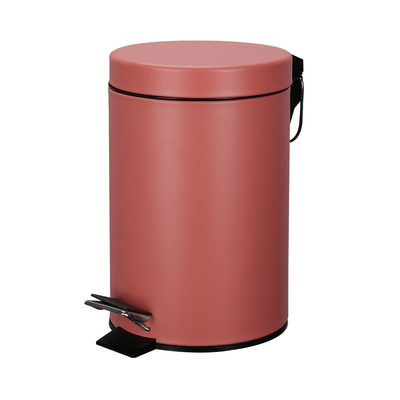 acheter 3L / 5L / 8L / 12L / 20L / 30L SS Ronde poubelle en acier inoxydable en acier à roulement couverture poubelle à pédales idéal pour le bureau à domicile ou commercial fabrication en ligne
