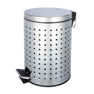 acheter 3L / 5L / 8L / 12L / 20L / 30L En acier inoxydable poubelle à pédales avec couvercle de roulement Solution de gestion des déchets durable et pratique fabrication en ligne
