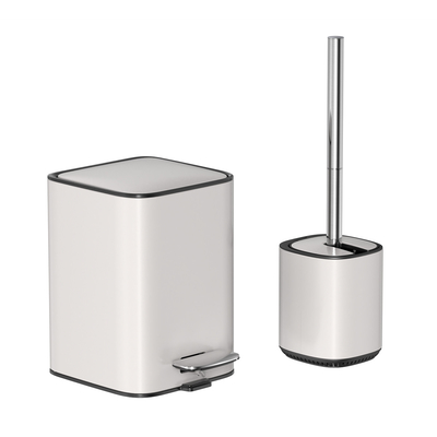 acheter Couvercle à rouleaux de type 3L 5L série Defender en acier inoxydable doux et fermé en rectangle poubelle pour poubelle de salle de bain fabrication en ligne