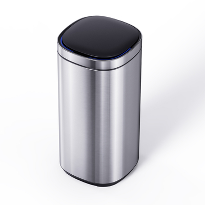 acheter Standing 12L 30L 40L 50L Grande capacité ménager en acier inoxydable capteur intelligent poubelle automatique fabrication en ligne