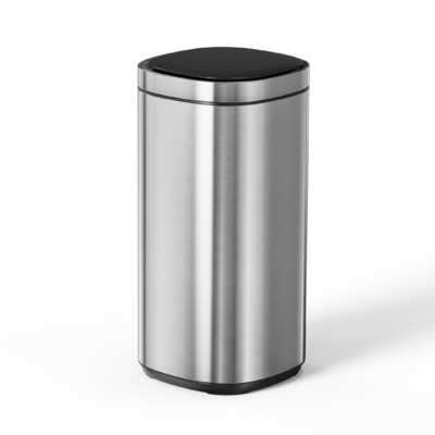 acheter 12L 30L 40L 50L Grande capacité ménagère en acier inoxydable capteur intelligent poubelle automatique avec batterie fabrication en ligne