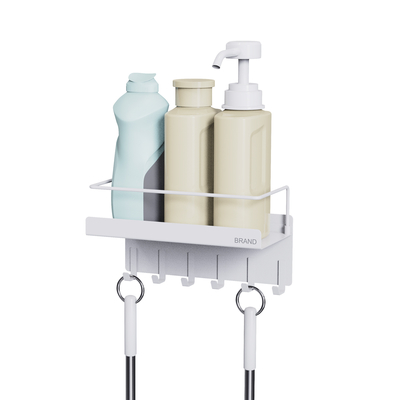 acheter Appareil de douche à attraction magnétique domestique avec porte-serviettes sans perçage Organisateur de salle de bain monté sur le mur fabrication en ligne