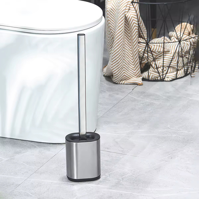 acheter Compact de salle de bains en acier inoxydable TPR Toilette porte-brosses avec un design européen chaud et une brosse durable fabrication en ligne