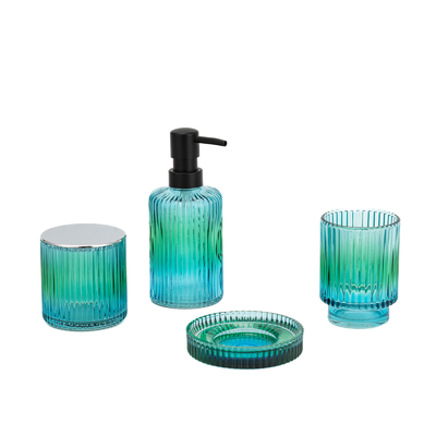acheter Coloriage de coquilles de style Dispensateur de savon en verre mousse de brosse à dents Porteur de la salle de bains fabrication en ligne