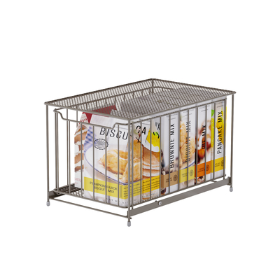acheter panier de rangement de cuisine rectangulaire sous l' organisateur d' évier panier de rangement coulissant fabrication en ligne
