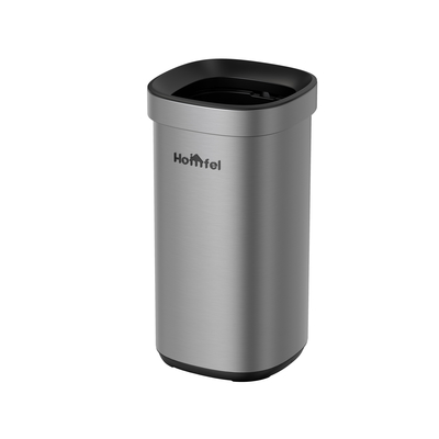 acheter Boîte à ordures en acier inoxydable rectangulaire ouverte sans couvercle pour le stockage domestique 8L/12L/20L/30L fabrication en ligne