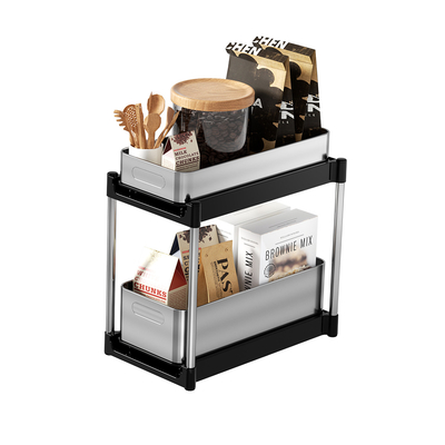 acheter Étagère de rangement pour cuisine en acier inoxydable 395*230*389mm Rectangulaire fabrication en ligne