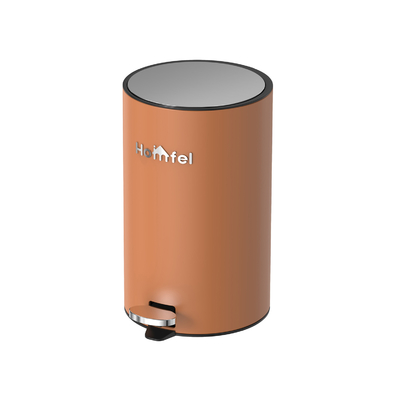 acheter Une poubelle en acier inoxydable douce et fermée avec pédale, poubelle à pédale fabrication en ligne