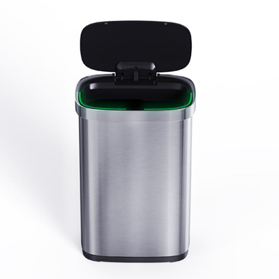 Automatique de la maison Smart Sensor poubelle sans contact de gros volume en acier inoxydable