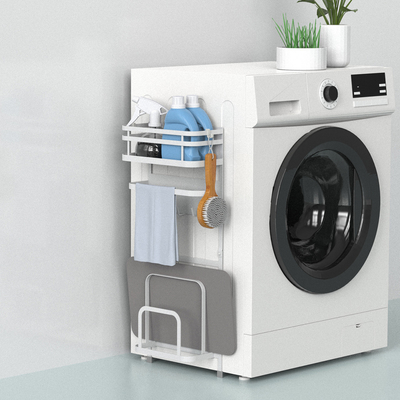 Monture murale de niveau 2 organisateur de salle de bain japonais étagère magnétique de séchage de linge