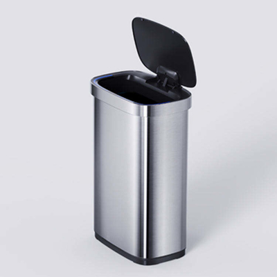 Rectangle Smart Sensor de la résidence de la poubelle de type induction poubelle automatique