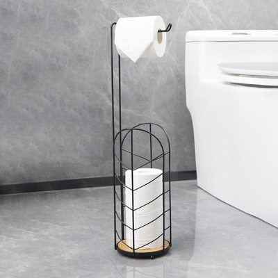 Moderne porte-serviettes de salle de bain en métal avec distributeur