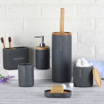 Accessoires ronds pour la salle de bain