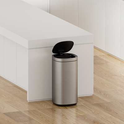 Poubelle électrique pour ménage 40L avec capteur de mouvement et fonction automatique
