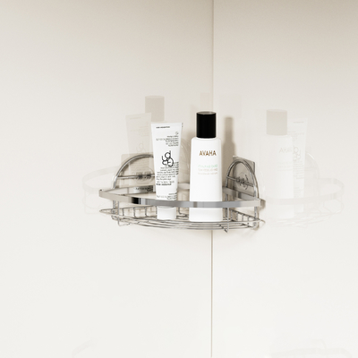 Facile à installer Caddy de douche murale en acier inoxydable étagère porte-douche pour salle de bain