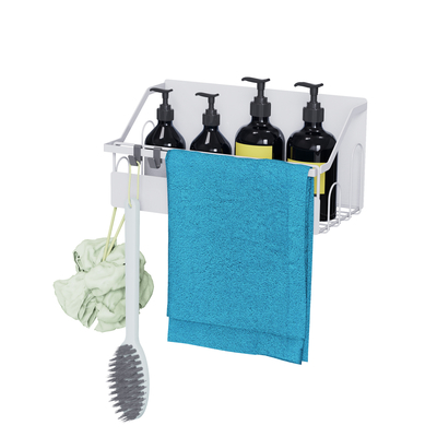 Appareil de douche à attraction magnétique domestique avec porte-serviettes sans perçage Organisateur de salle de bain monté sur le mur