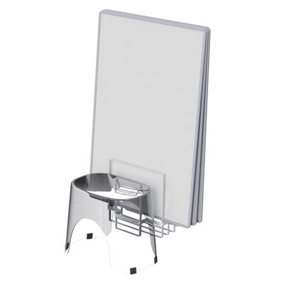 Magnétique attraction étagère de douche avec porte-serviettes monté sur le mur organisateur de salle de bain couvercle de baignoire et organisateur de chaise de douche
