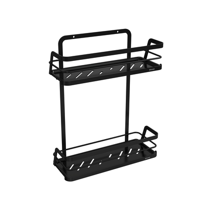 Organiseur de salle de bains en métal Coupe à aspiration Rack de fil de fer en acier inoxydable Pas de forage Caddy de douche monté au mur
