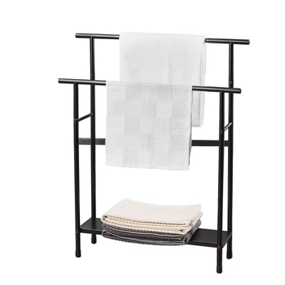 Métal de salle de bains ménager en position debout amovible METAL pliable et compact METTRE à serviettes en position debout
