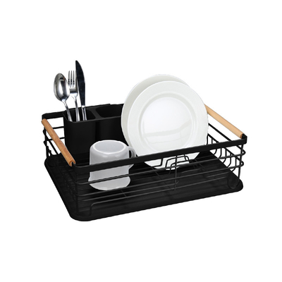 Plateaux métalliques pour cuisine, étagères pour cuisine, étagères pour séchage de fil avec plateau plastique amovible