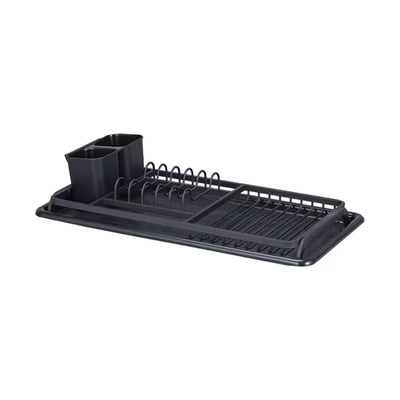 Accueil Principaux porte-vaisselle en aluminium résistant à la rouille avec planche de drainage et porte-outil