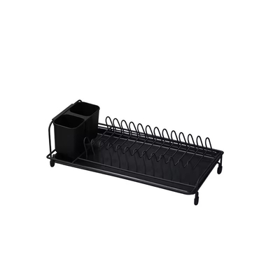 Récipient pour le séchage de la vaisselle avec plateau de goutte à goutte amovible et porte-outils