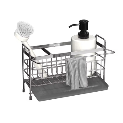Pinceau de cuisine rangement de vaisselle étagère multifonctionnelle étagère d'évier étagère d'éponge porte-vaisselle organisateur d'évier