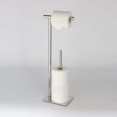 Famille de style nordique Grandes tailles Étagère de rangement debout Tissu papier rouleau d'organisateur Porte-papier de toilette