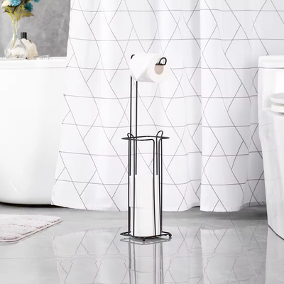 Distributeur de papier de salle de bain, rouleau de papier toilette, étagère de rangement, porte-papier