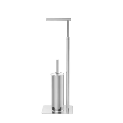 Brosse de toilette de salle de bain à fond plat et porte-papiers 18*22*67 cm Brosse de nettoyage