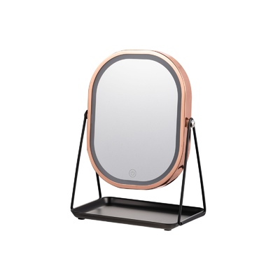 simple lampe à LED comptoir de maquillage miroir avec plateau de bijoux