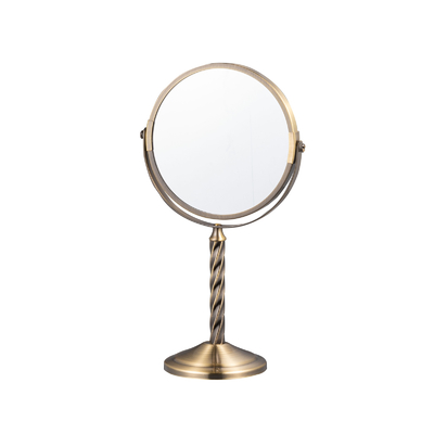 Tableau de maquillage en cuivre Miroir avec porte-spiricle