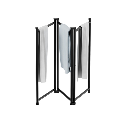 Étagère à serviettes debout et pliable multifonctionnelle Étagère à serviettes ménagère salle de bain