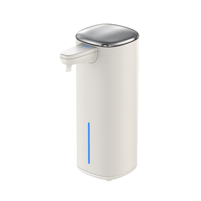 Capteur rechargeable sans contact, pompe à savon liquide, acier inoxydable poli